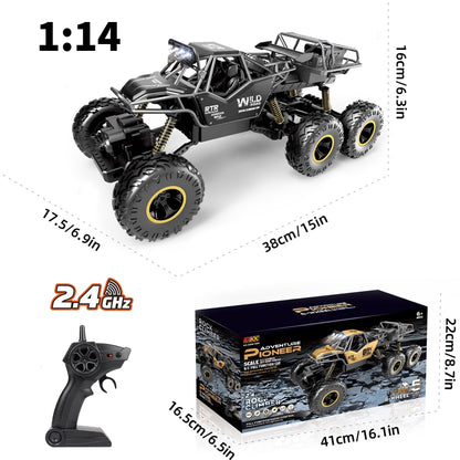 All-Terrain 6-Wheel RC Off-Road Car